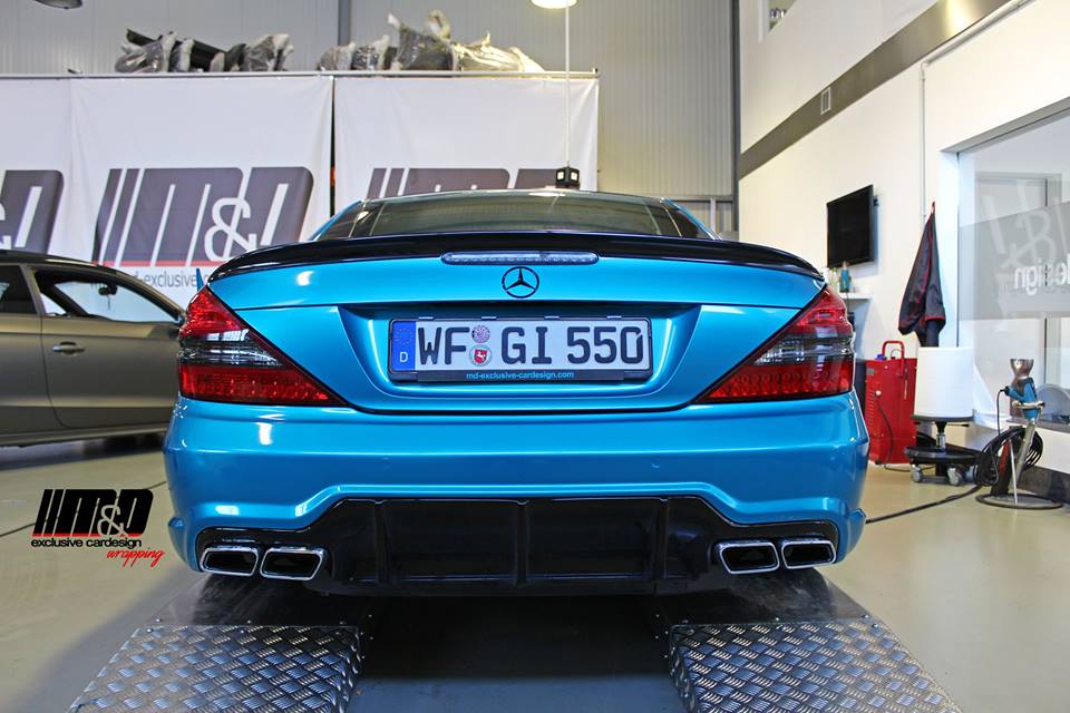 Mercedes sl and teal #6