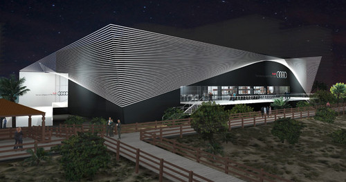 Audi Pavilion on Miami Beach at 2010 Audi A8 to be unveiled November 30th in Miami