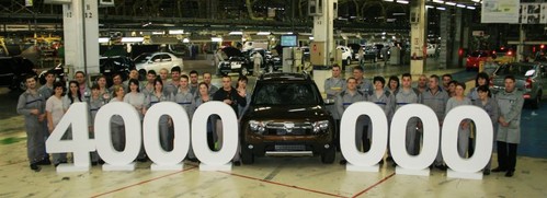 dacia 4.000.000 at Dacia Celebrates Production of 4,000,000th Vehicle