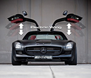 kicherer sls electric wing at Kicherer Mercedes SLS Gets Electric Wings