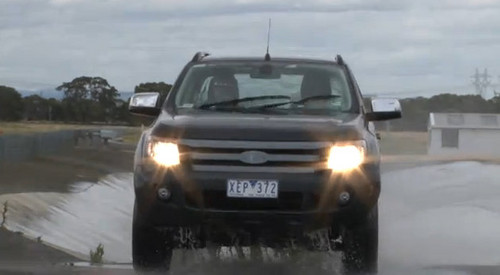 ranger deep water test at Video: Ford Ranger Deep Water Test