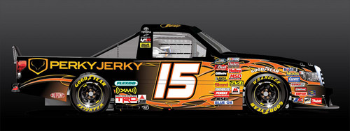 kimi perky jerky truck at Kimi Raikkonens Perky Jerky NASCAR Livery Revealed
