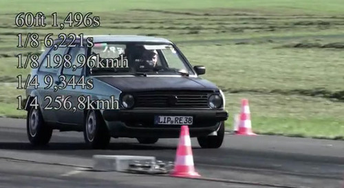 golf at 900 hp Mk2 Golf Is Ridiculously Fast!