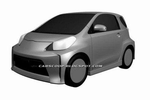 Sporty Toyota iQ 1 at Leaked Patents Reveal Sporty Toyota iQ