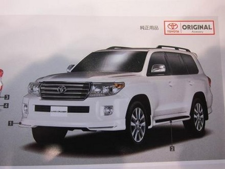 Toyota Land Cruiser Facelift 1 at Toyota Land Cruiser Facelift Pictures Leaked