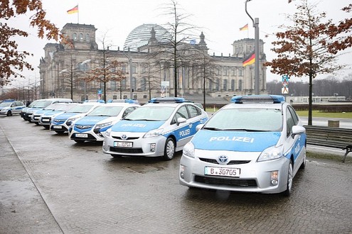 Toyota Prius Police Car 2 at Berlin Gets Toyota Prius Police Car