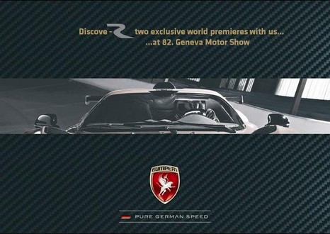gumpert teaser at Gumpert To Unveil Two Cars In Geneva