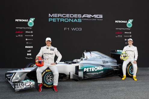 mercedes w03 1 at 2012 Mercedes W03 F1 Car Unveiled