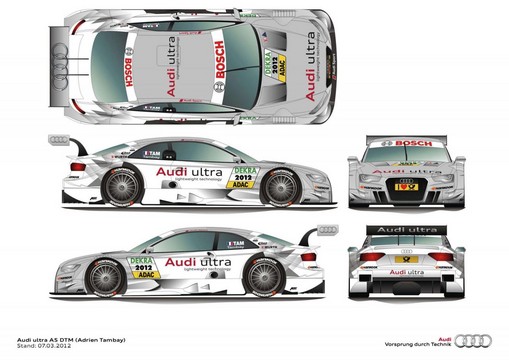 Audi A5 DTM 12 at Audi A5 DTM In Full Racing Outfit