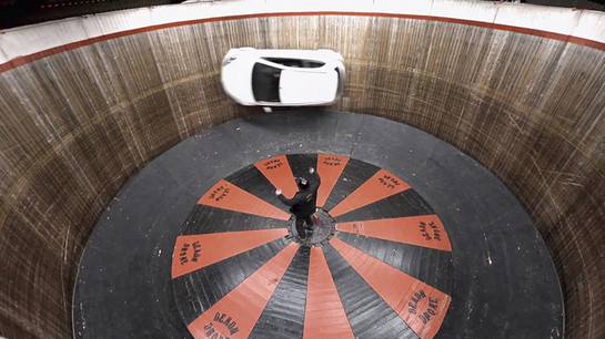 mazda2 wall of death at Mazda2 Takes On The Wall of Death And Wins