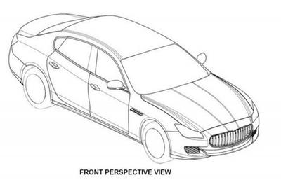 Maserati Quattroporte Patent 0 at New Maserati Quattroporte Patents Leaked