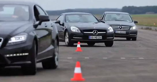 Mercedes Driving Event 1 at Mercedes Benz Driving Event Looks Great Fun   Video