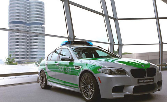 bmw m5 police car at BMW M5 Cop Car Unveiled