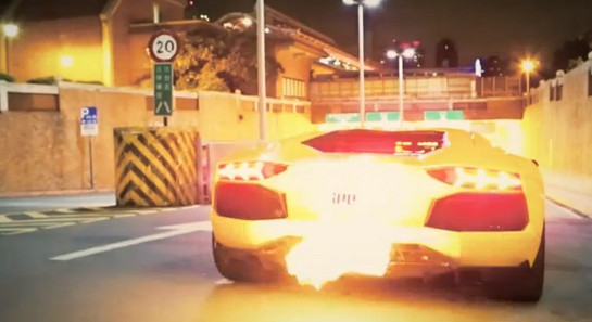 Fire BreathingAventador at Video: Fire Breathing Aventador by iPE Innotech