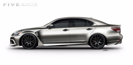 LexusFiveAxisProjectLS002 at Five Axis Lexus LS For SEMA Revealed Further