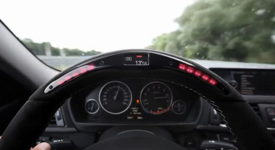 BMW M Performance Steering 2 at BMW M Performance Steering Wheel Explained In Video