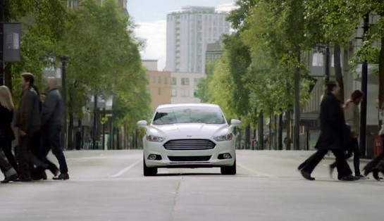 Fusion Dissappearing at 2013 Ford Fusion Disappearing Commercial