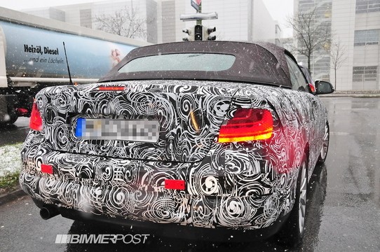 bmw 2 series spy 2 at BMW 2 Series Convertible Scooped 