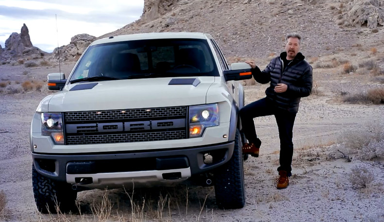 Raptor in Mojave at Video: Touring Mojave Desert in a Ford SVT Raptor