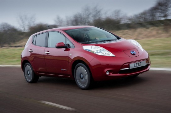 Nissan LEAF 2014 1 545x363 at 2014 Nissan LEAF Revealed with Technical Improvements
