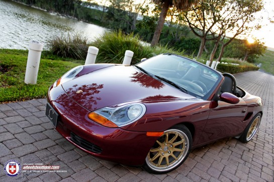 Porsche Boxster on HRE Wheels 1 545x363 at Gallery: First Gen Porsche Boxster on HRE Wheels