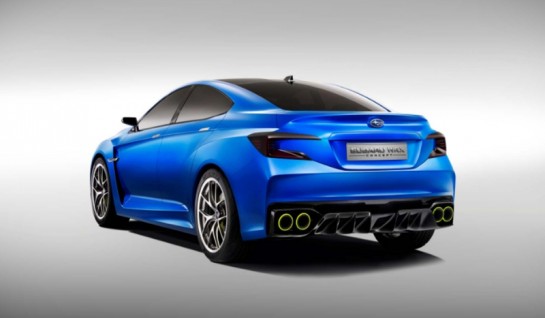 Subaru WRX Concept 1 545x318 at Subaru WRX Concept Revealed in Leaked Pictures