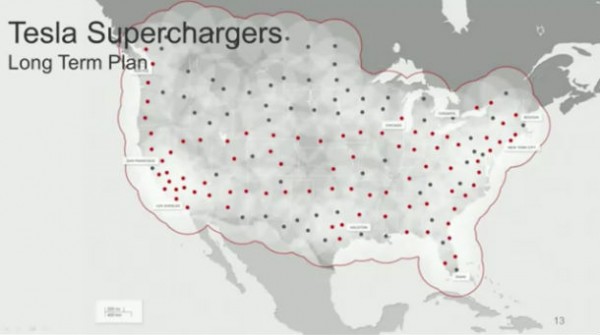 tesla supercharger net 2 600x335 at Tesla Announces Major Expansion For Its Supercharger Network