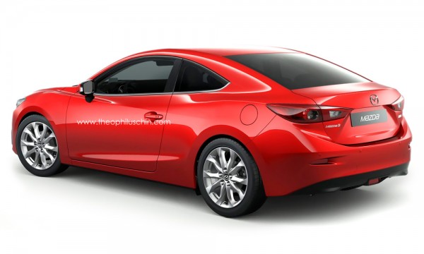 2014 Mazda3 Coupe 3 600x360 at 2014 Mazda3 Rendered As A Coupe
