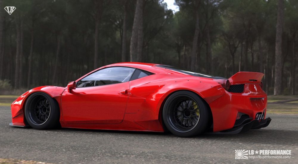 Ferrari 458 Italia prior Design