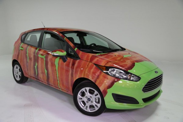 Bacon wrapped Ford Fiesta 600x400 at Bacon wrapped Ford Fiesta Is What You Call A Stupid Idea
