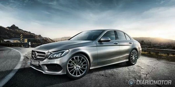 Mercedes C Class 2014 2 600x300 at New Mercedes C Class Revealed in Leaked Pictures