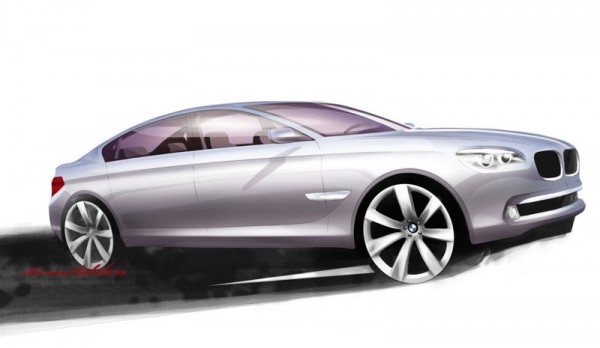 7 series sketch 600x348 at BMW M7 Comes Into Focus Again 