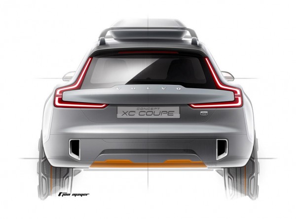 Volvo XC Coupe 2 600x444 at Detroit Bound Volvo XC Coupe Concept Previews the Next XC90