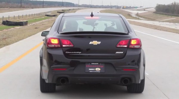 Hennessey Chevrolet SS 600x334 at Hennessey Chevrolet SS Hits 163 mph at Texas Toll Road