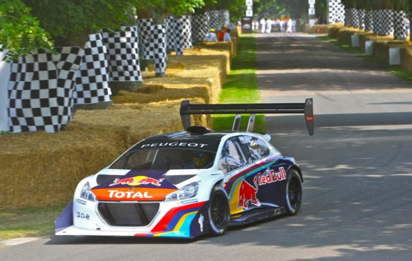 Peugeot 208 T16 Goodwood 1 600x380 at From Pikes Peak to Goodwood: Peugeot 208 T16 Takes on Another Hill