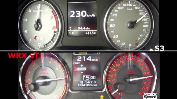 Subaru WRX STI vs Audi S3 600x337 at 2015 Subaru WRX STI vs Audi S3: Acceleration Test