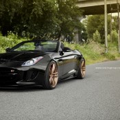 Jaguar F Type with Gold Wheels 1 175x175 at Black Jaguar F Type with Gold Wheels – Bit too Much?