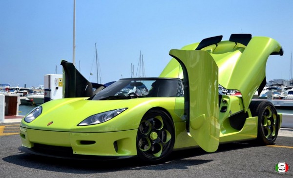 CCR 0 600x365 at Lime Green Koenigsegg CCR Spotted in Marbella