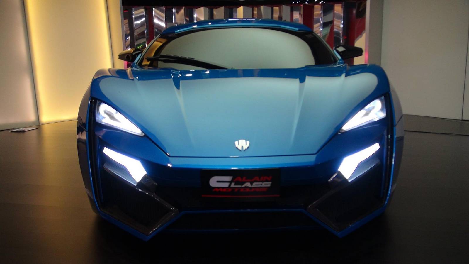 blue lykan hypersport