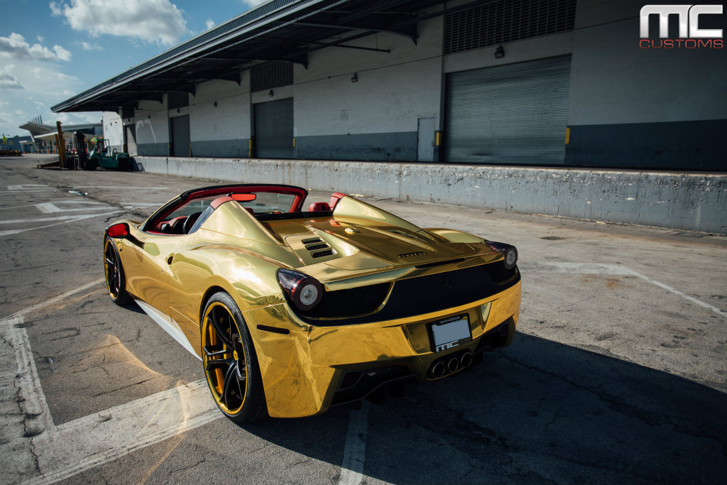 Ferrari 458 Gold