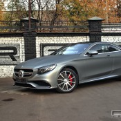 Matte Grey S63 Coupe 2 175x175 at Matte Grey Mercedes S63 AMG Coupe by Re Styling