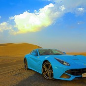 blue f12 16 175x175 at Gallery: Baby Blue Ferrari F12 in Dubai
