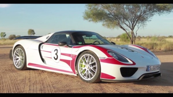918 spyder outback 600x338 at Porsche 918 Hits 350 km/h in the Australian Outback