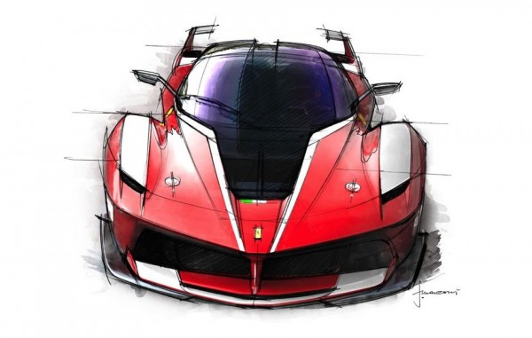 fxx k design.1 600x381 at This Is How LaFerrari FXX K Was Designed