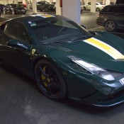 Ferrari Speciale Lotus Livery 1 175x175 at Ferrari Speciale and Speciale A Spotted with Matching Paint Jobs