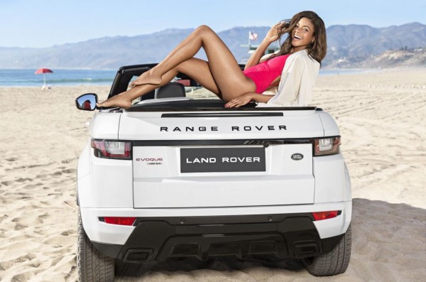 Evoque Convertible Naomie 0 600x397 at Gallery: Range Rover Evoque Convertible with Naomie Harris