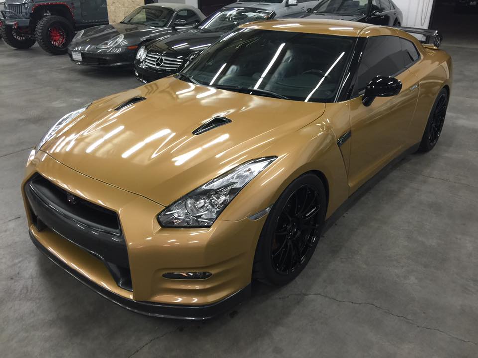 GTR r35 Р·РѕР»РѕС‚РѕР№