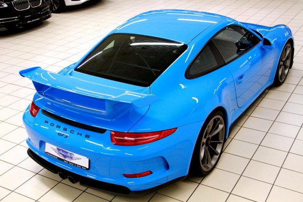 Riviera Blue Porsche 991 GT3 0 600x400 at Eye Candy: Riviera Blue Porsche 991 GT3