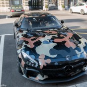 Camo Wrapped AMG GT 5 175x175 at Camo Wrapped Mercedes AMG GT Spotted in Zurich