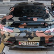 Camo Wrapped AMG GT 6 175x175 at Camo Wrapped Mercedes AMG GT Spotted in Zurich